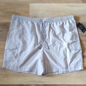 NWT Original Use Men's 100% Nylon Cargo Shorts Grey Size XXL